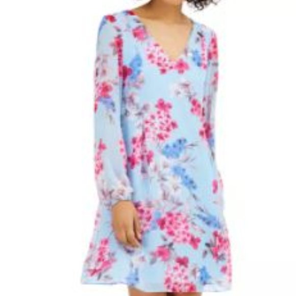 I.n.c. Floral-Print Shift‎ Dress - Picture 1 of 4